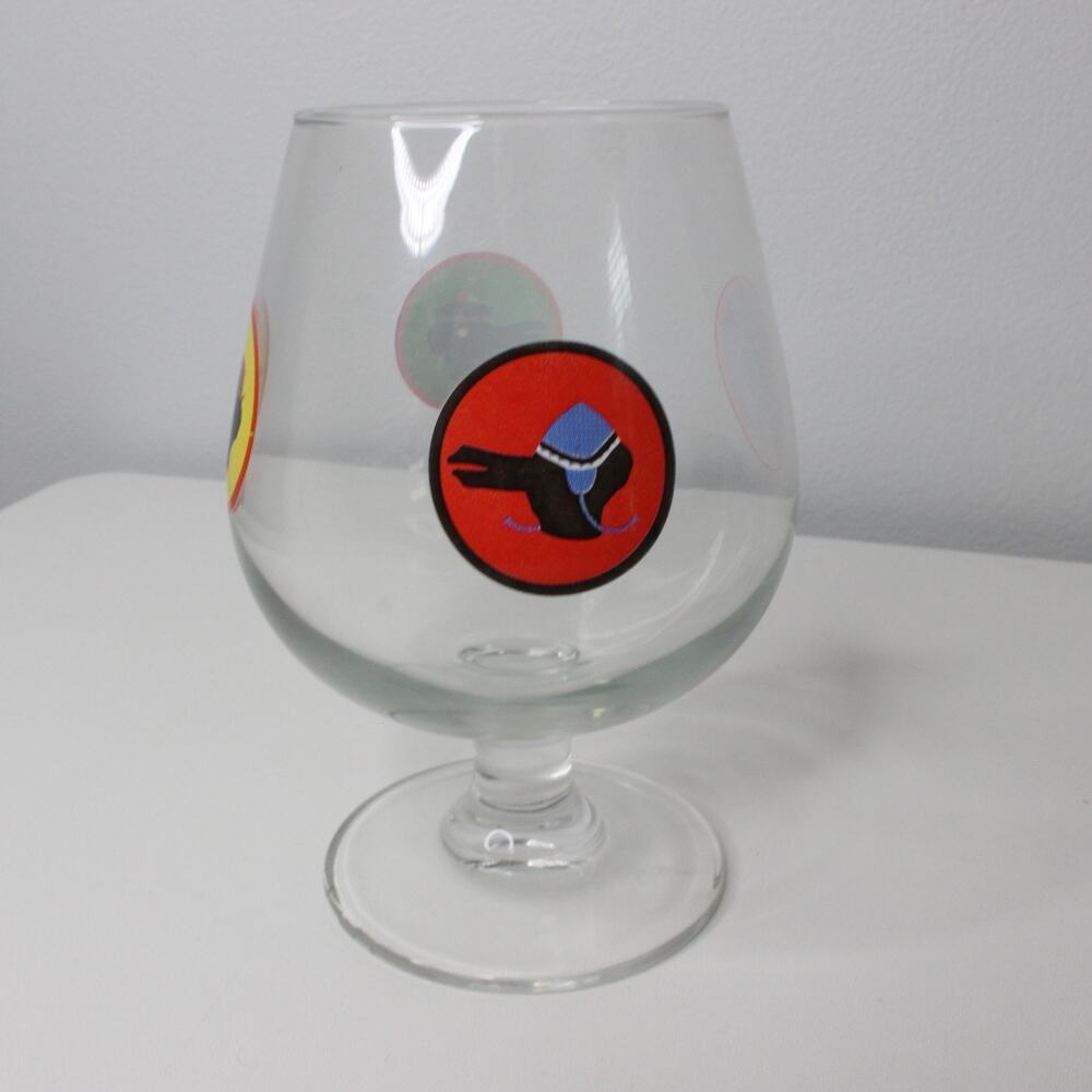 Vintage Duck Rabbit Brewery Snifter Glass Craft Beer Brandy Tulip Snifter RARE